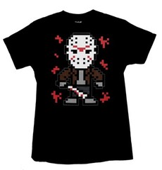 Friday the 13th Mesn T-shirt – Pixel Jason Image