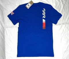 Adidas Training Shirt Team GB Olympic 100% Cotton Blue Men Women XS S M L XL 2XL