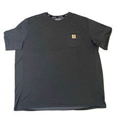 Carhartt Force T-Shirt Men’s 2XL Gray Relaxed Fit Pocket Tee Durable Performance