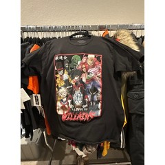 My Hero Academia League of Villains Black Graphic T-Shirt Mens Large Crunchyroll