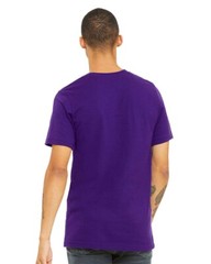 Bella + Canvas 3001C Small Team Purple Cotton Jersey Tee Unisex Tshirt