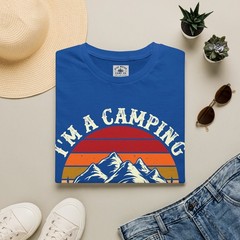 Im A Camping Dad T-Shirt | Retro Sunset Shirt | Fathers Day Gift | Cool Dad