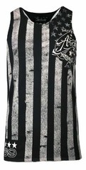 ARCHAIC by AFFLICTION Men’s Tank NATION Black USA Flag Biker S-5XL $40