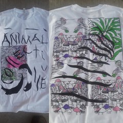 Hot Animal Collective Men’s 2 Sides T-Shirt Cotton TP1127