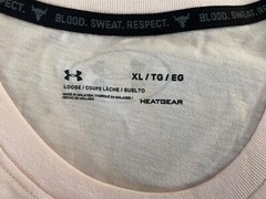 UNDER ARMOUR PROJECT ROCK BSR BLOOD SWEAT RESPECT DWAYNE JOHNSON TANK TOP sz XL