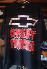 Checkered Flag Sports Chevy Trucks Logo Short Sleeve Shirt Men’s Size 2XL