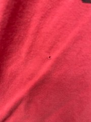 NIKE AIR Jordon FLIGHT RED T-SHIRT size LARGE (small hole) b1