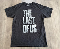 The Last Of Us T Shirt Large NAUGHTY DOG Video Game (Damaged/See Description)