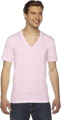 2456W American Apparel Unisex Fine Jersey Short-Sleeve V-Neck