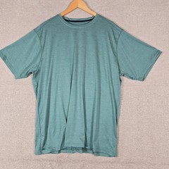 Liberty Pro Mens XXL 2 Pack Performance T-Shirts Orange Teal Heathered Stretch