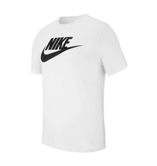 Nike Men’s NSW Sportswear Icon Futura T Shirts White AR5004-101 i