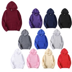 US Men’s Drawstring Hooded Sweatshirt Long Sleeve Hoodies With Pocket Streetwear
