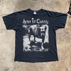 Alice In Chains Tripod Album 1 Heavy Cotton Black Unisex T-shirt Size S-5XL