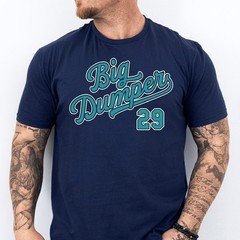 BIG DUMPER 29, Seattle Baseball themed Pre-Shrunk Ring Spun Cotton T-Shirt