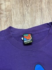 Vintage 90s Mickey Unlimited Donald Duck Single Stitch Tshirt Purple Mens Large