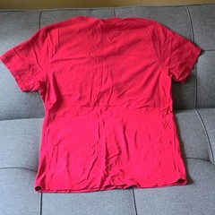 Hollister Red GraphicLogo CrewNeck T-Shirt Men’s L 100%Cotton Easy Care Y2K VTG