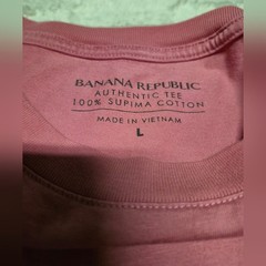 Banana Republic Short Sleeve Tee – Dusty Pink