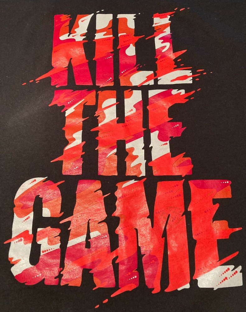 Adult/teen Adidas “Kill the Game” black sleeveless shirt Medium