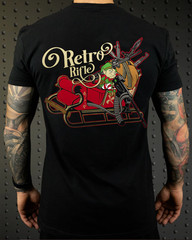 NEW Retro Rifle Christmas Airdrop Men’s T-Shirt | Crew Neck T-Shirt | XS – 3XL