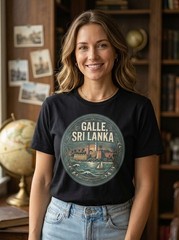 Galle Sri Lanka Fort City Graphic T-Shirt Unisex Travel Tee