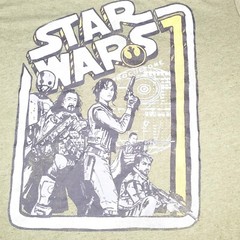 Star Wars Rogue One Graphic T‑Shirt Men’s XL 5th Sun Green Poster Tee Pre‑Owned