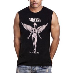 Nirvana In Utero Rock Band Muscle Shirt (Multiple Variations)