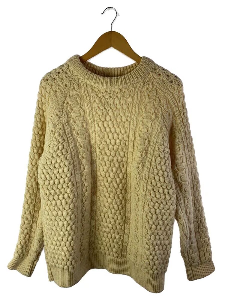 BONNER Knit Sweater (Thick) Wool Ivory Solid