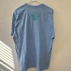 American Apparel Disney Walt Disney World Blue Graphic T-Shirt XL Cotton Knit