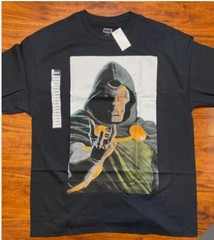 DR. DOOM Marvel Large Print High Quality Black Graphic Tee- NWT