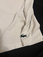 Lacoste Sport Men’s XL White Regular Fit Crocodile Logo Graphic Crew T-Shirt