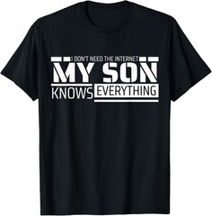 Funny Dad Shirt from Son Men Funny Fathers Day Dad T-Shirt