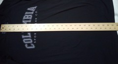 Columbia T-Shirt Men M Black Logo Crew Long Sleeve