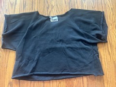 Vintage Everlast Gym Boxing Weight Lifting Barbell Cut Off Shirt Sweatshirt