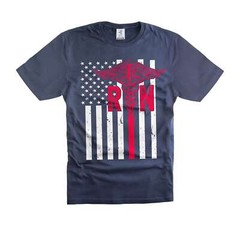 Registered Nurse Flag Shirt RN Flag Nurse Patriotic Tee Great Gift for Nurses
