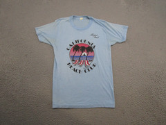 Vintage 70s 80s California Beach Club Newport Single Stitch Size M Thin READ