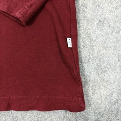 Covington Long Sleeve Pullover Ribbed Knit V-Neck Shirt Fits Men’s Sz Large Red