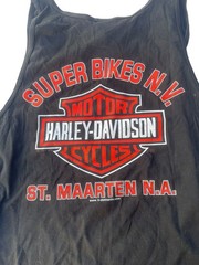 2000 Harley Davidson Tank Top Medium Super bikes N.V St. Maarten N.A. NWT