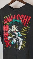 Funimation Smash T Shirt 2XL Black Anime Graphic My Hero Academia