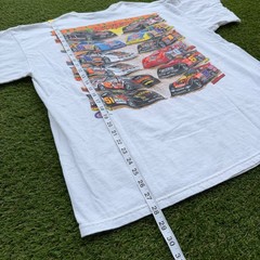 Vintage Mississippi Bad Boyz Dirt Track Racing T-Shirt White Mens XL