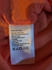 $49.50 TOMMY BAHAMA Pocket T Shirt Orange XL 100% Cotton – WORN ONCE!