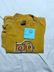Shaka Wear Super MAX Heavy GOLD Men’s XL EMBROIDERED T-Shirt.