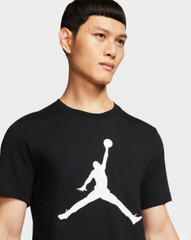 Nike Air Jordan Jumpman Logo Mens T-Shirt Black Multi Size Sportswear Top