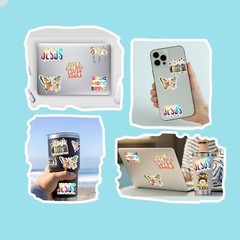 (3 pcs) Don’t Let The Hard Days Wins Sticker for Tumbler, Funny Multicolor