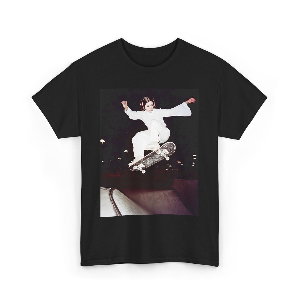 Princess Leia Star Wars Tee, Skateboard Shirt Cool, Unisex Fashion Top Gift,