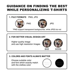 Custom Personalized T-Shirt Customized w/Photo, Text, Logo Own Design T Shirt