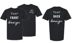Custom T-Shirt Your Design Printed | Personalized Tee | Logo Print | Fast Ship
