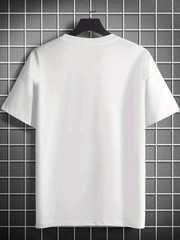 Men’s Casual Short-Sleeve T-Shirt Letter Design – Breathable , Machine Washable❀
