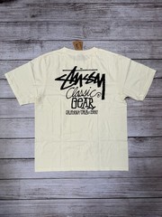 NEW Stussy Classic Gear Pigment Dyed Tee Natural Size S,M,L FREE SHIPPING