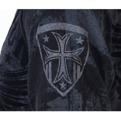 Archaic Affliction Men’s Men’s Thermal shirt BLACK TIDE Black Biker S-3XL