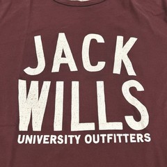 Jack Wills T Shirt Sz L Slim Fit Classic Wear University Outfitters Maroon